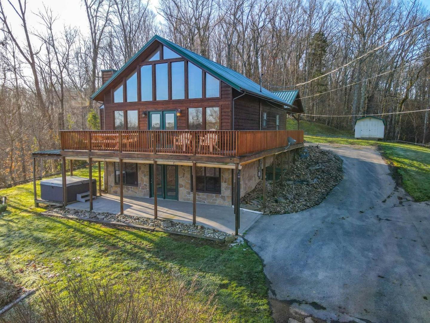 Dog Friendly! Views! Hot Tub! Close To Pf! Gsmnp Sevierville Bagian luar foto