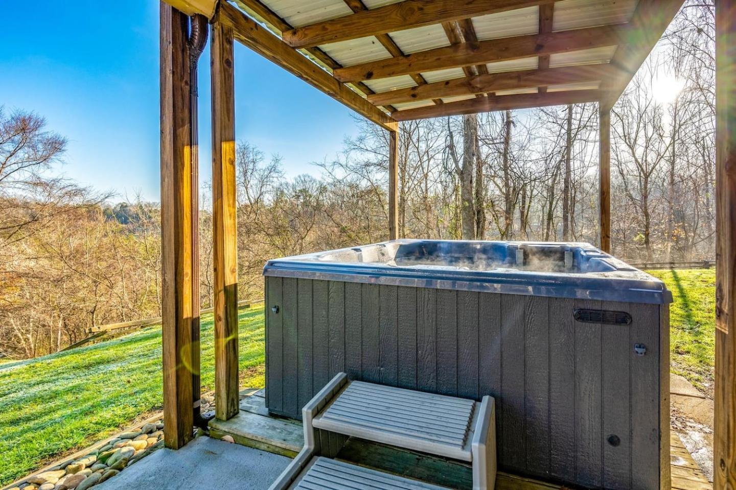 Dog Friendly! Views! Hot Tub! Close To Pf! Gsmnp Sevierville Bagian luar foto